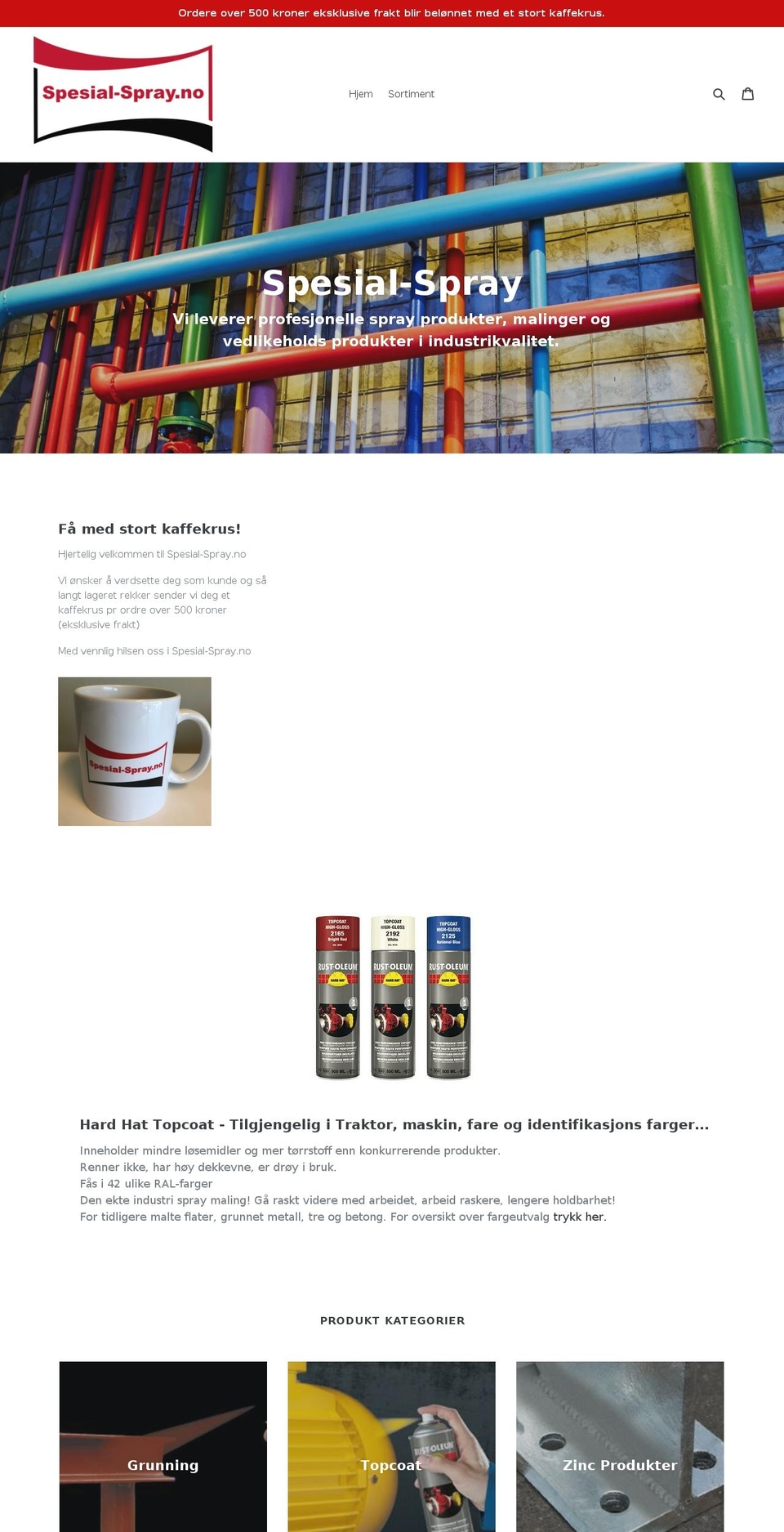 spesial-spray.com — Shopify storefront screenshot
