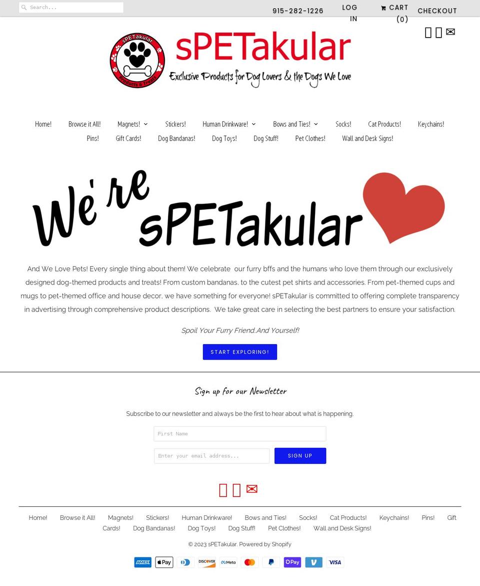 Active Theme Shopify theme site example spetakular.com