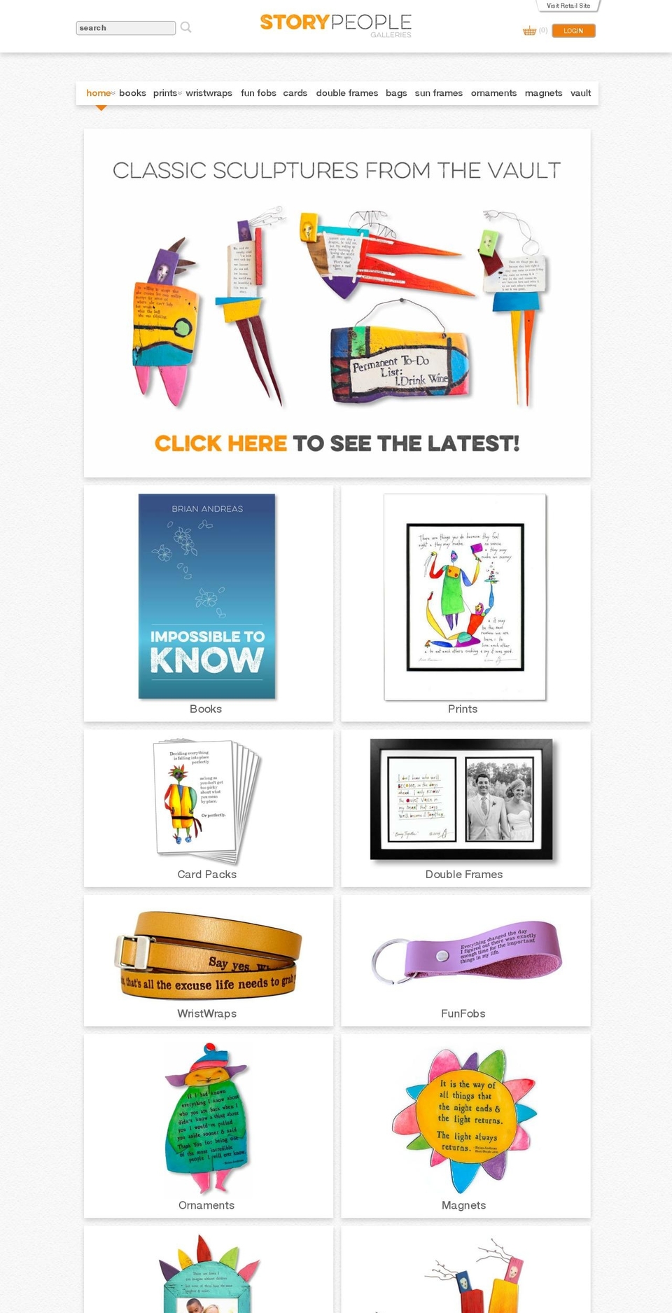 spgalleries.com shopify website screenshot