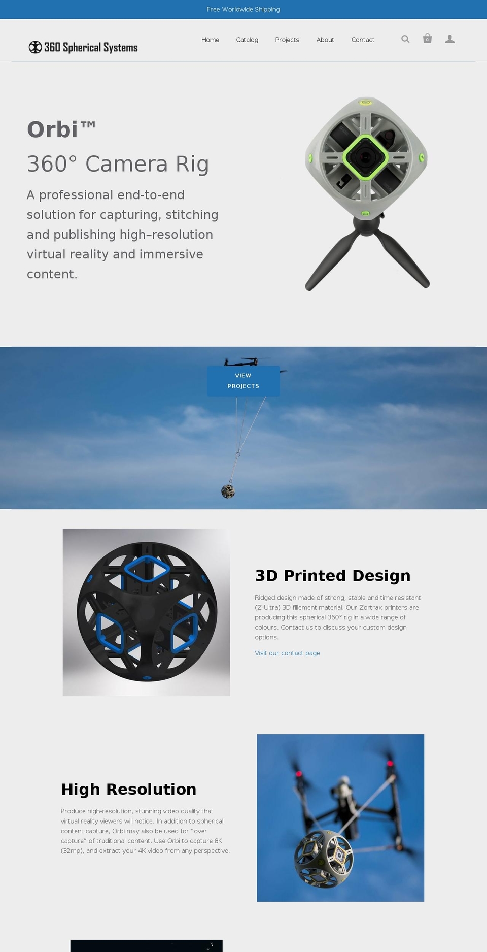 sphericalsolution.com shopify website screenshot