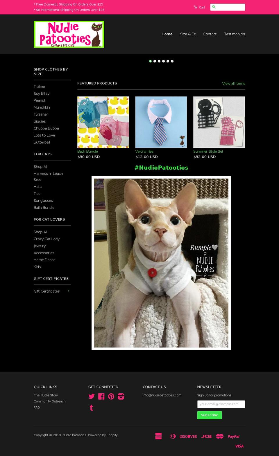 sphynxswagg.com shopify website screenshot