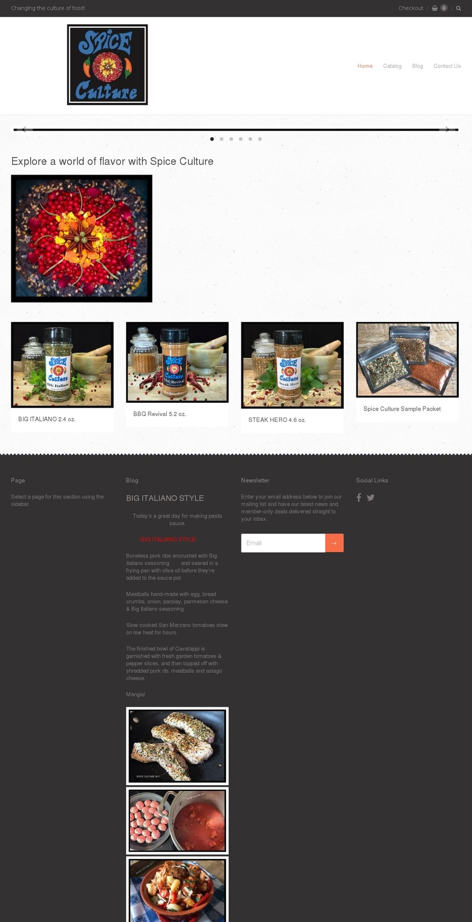 spiceculturecle.com — Shopify storefront screenshot