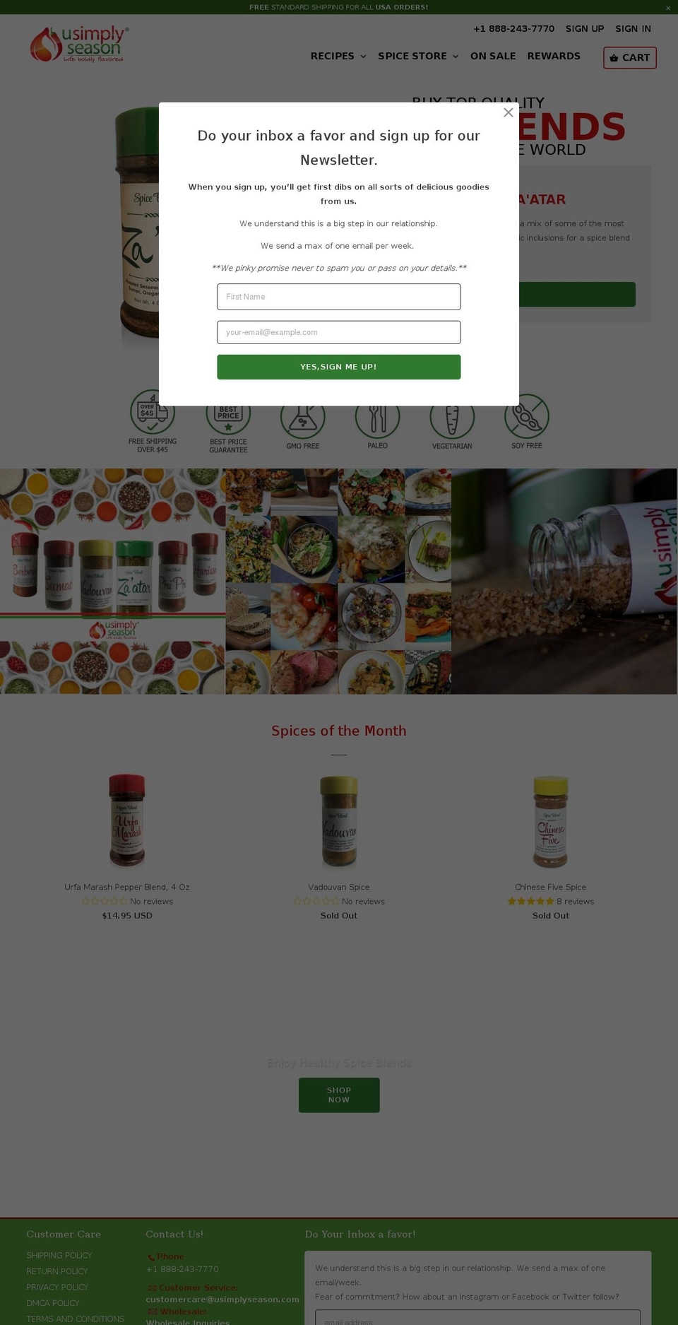 spicementor.com — Shopify storefront screenshot