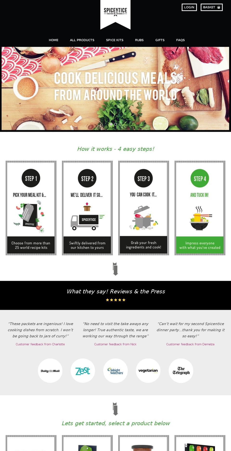 Canopy Shopify theme site example spicentice.com