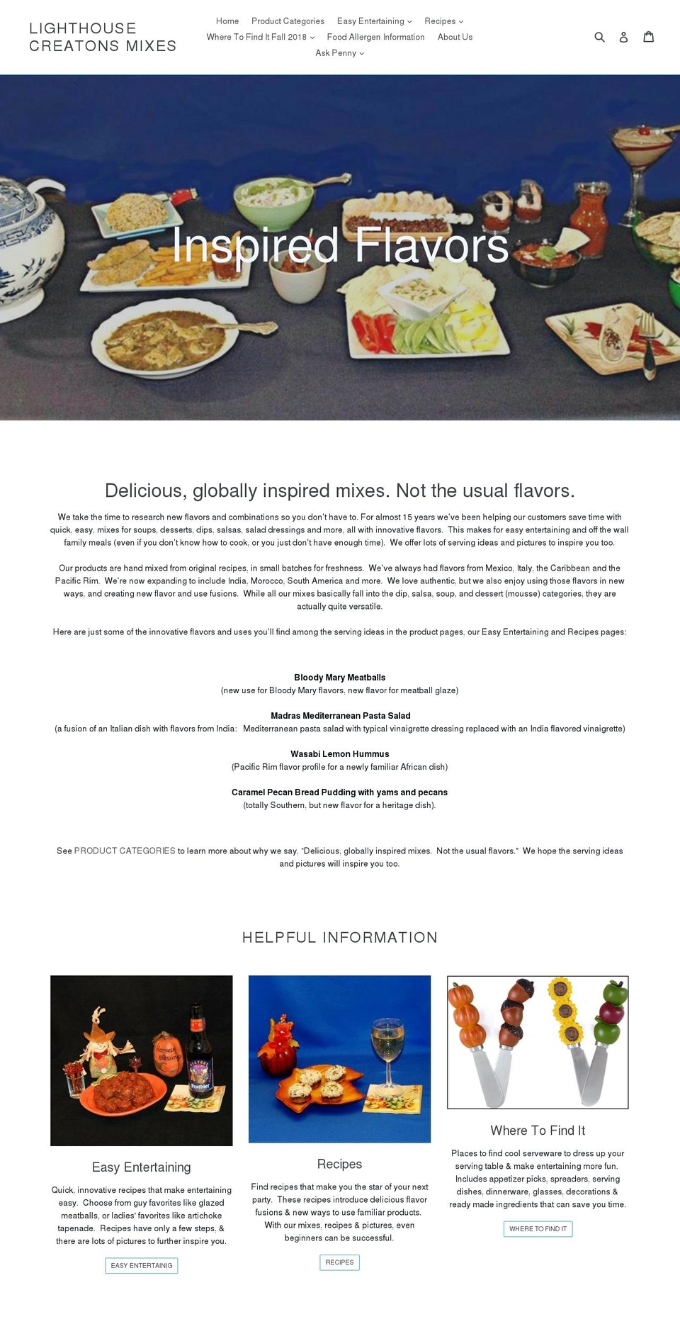spiceoflifemixes.com — Shopify storefront screenshot