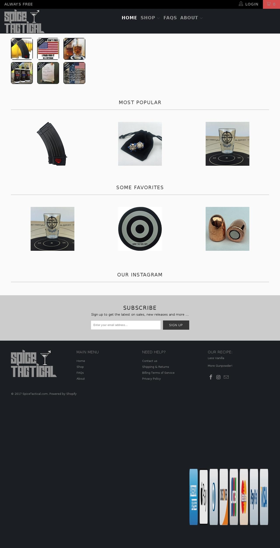 turbo 207 Live on 170331 Shopify theme site example spicetactical.com