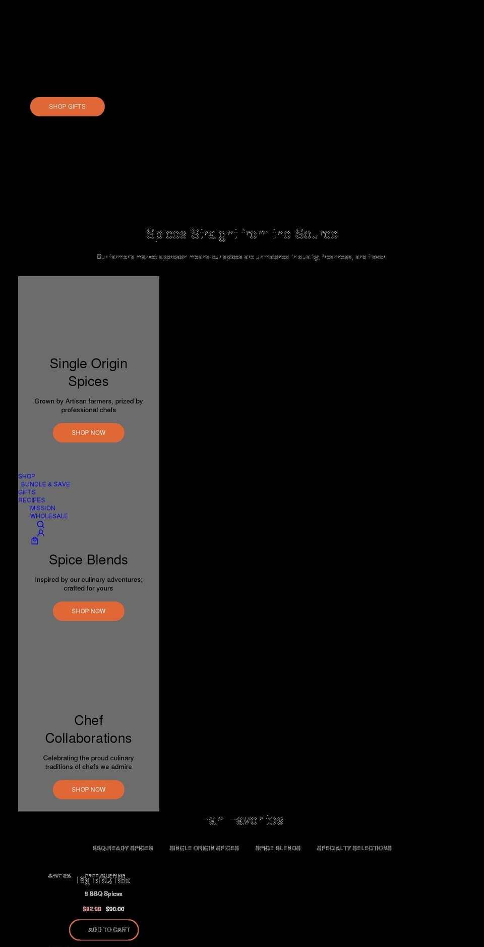 spicetribe.com shopify website screenshot
