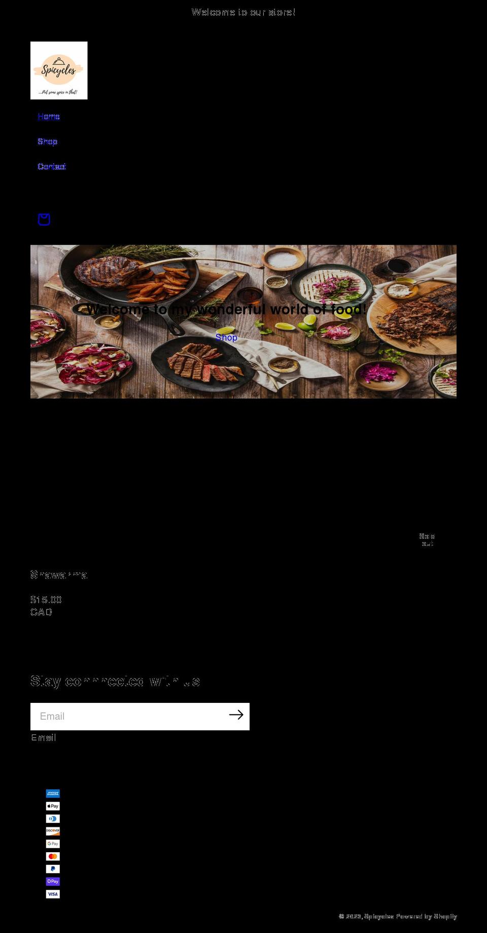 spicycles.com shopify website screenshot