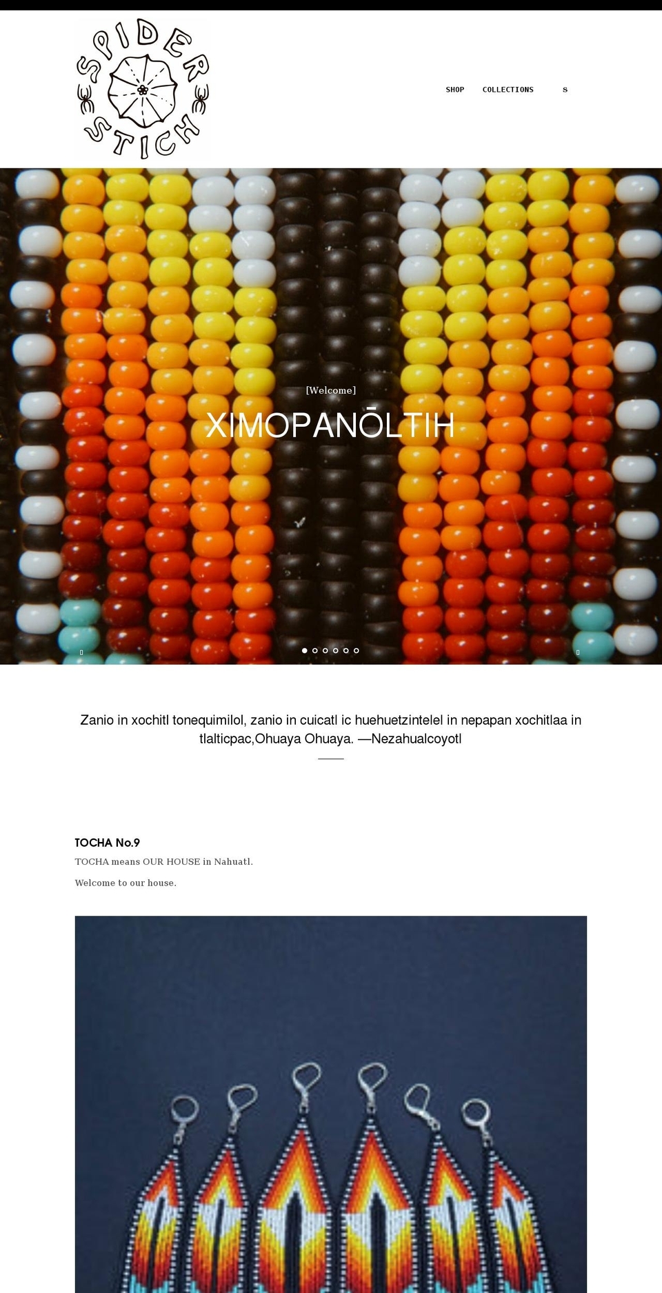 spiderstich.com shopify website screenshot