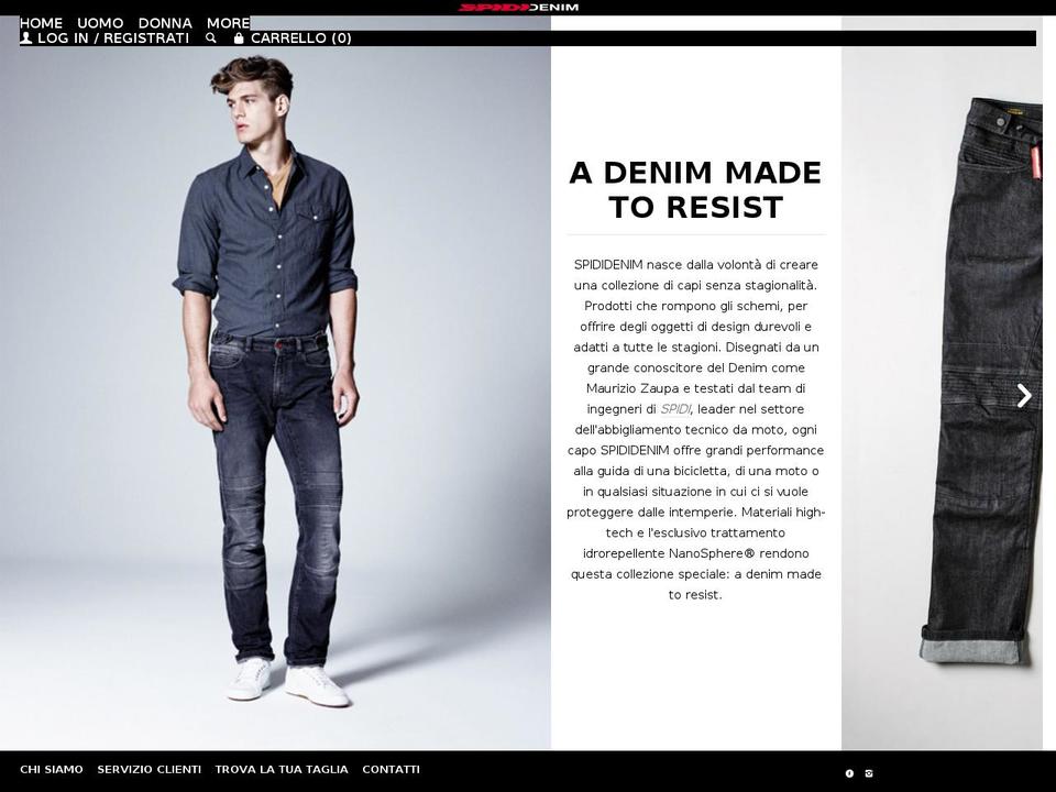 spididenim.it shopify website screenshot