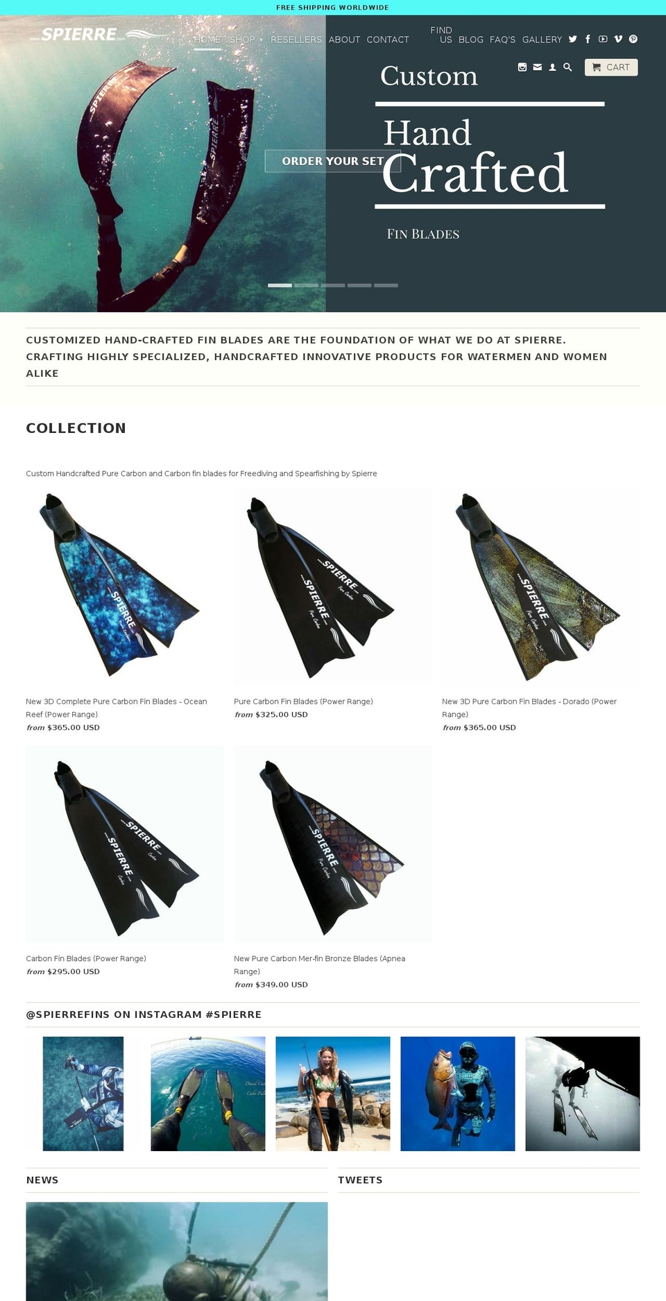 spierre.com shopify website screenshot