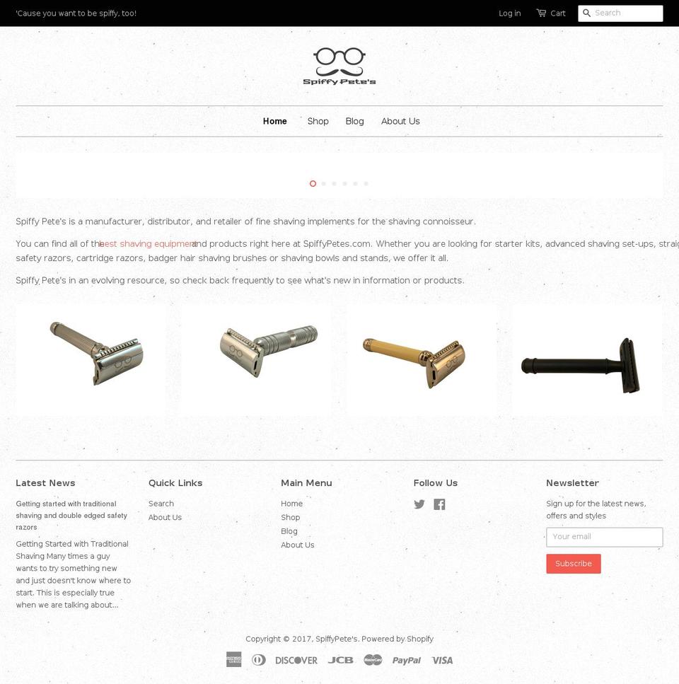 spiffypetes.com shopify website screenshot