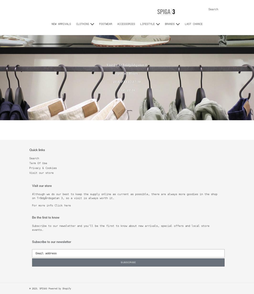 spiga3.com shopify website screenshot