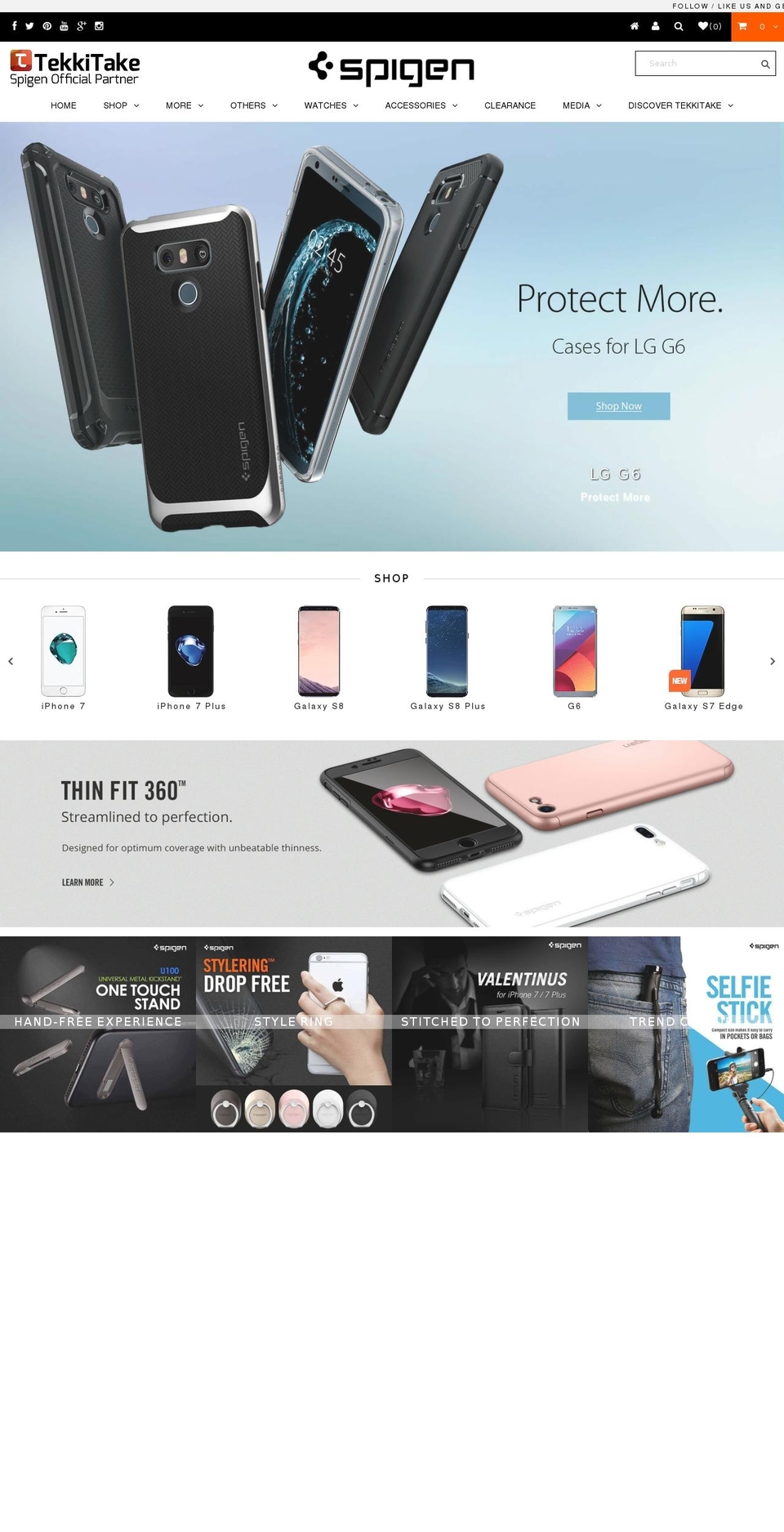 ls1 Shopify theme site example spigen.co.in