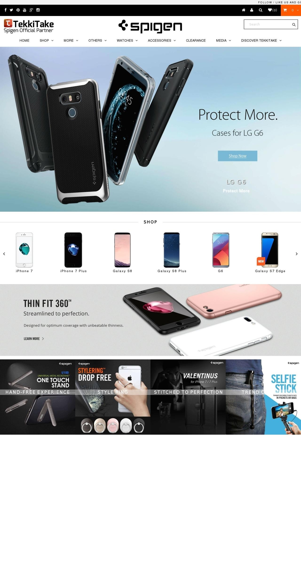 ls1 Shopify theme site example spigen.in