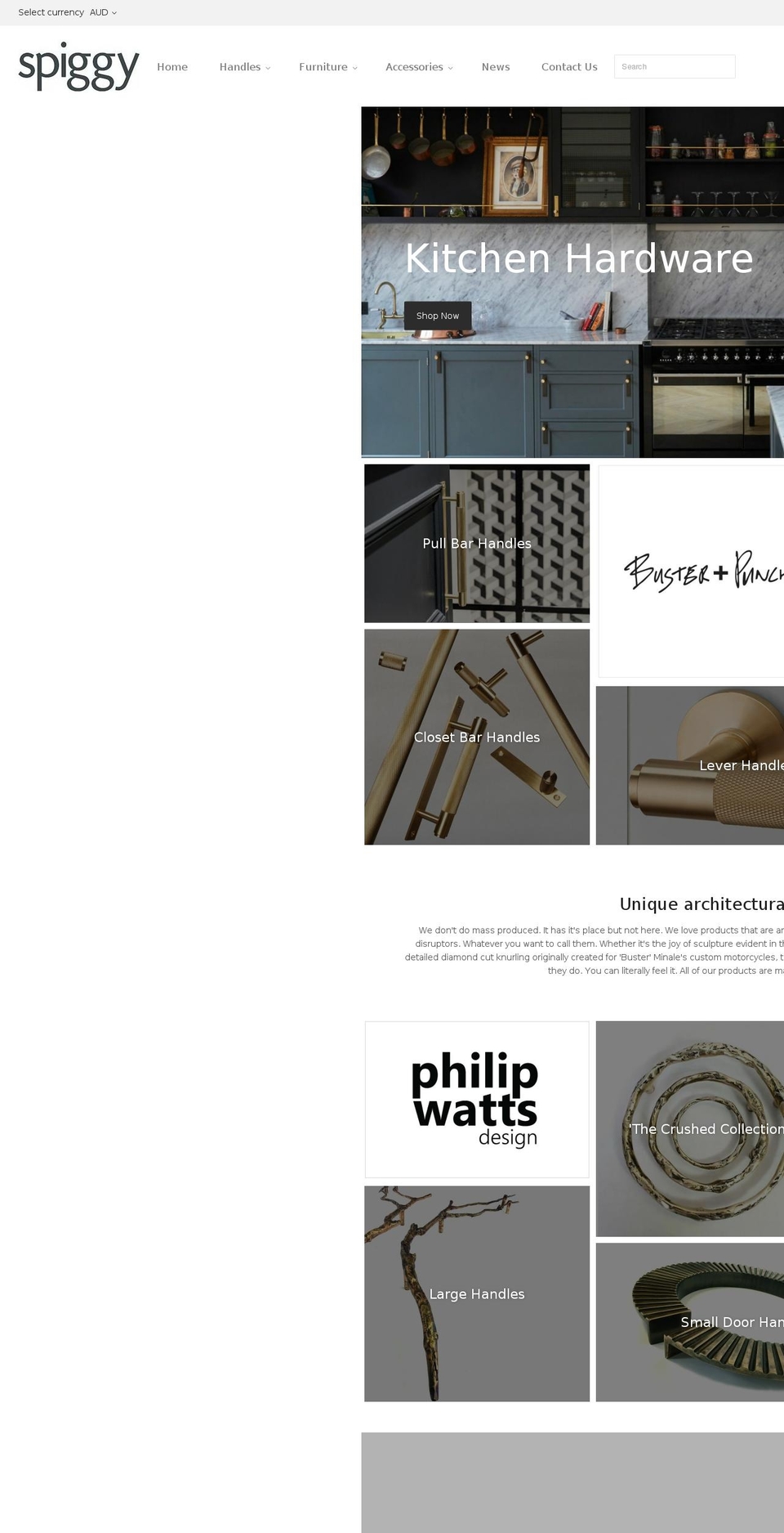 spiggy.com.au shopify website screenshot