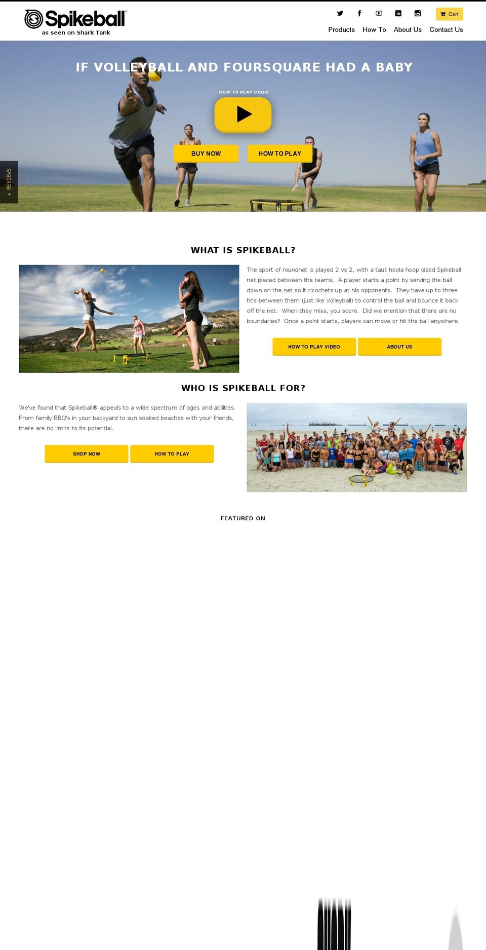 Spikeball.com Export Shopify theme site example spike-ball.com