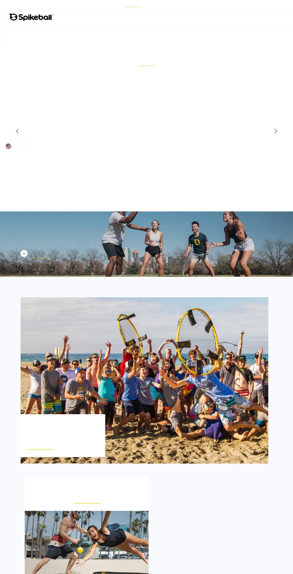 spikeball.co.nz shopify website screenshot