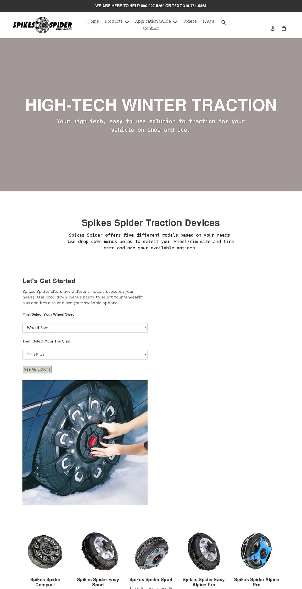 spikes-spider.info shopify website screenshot