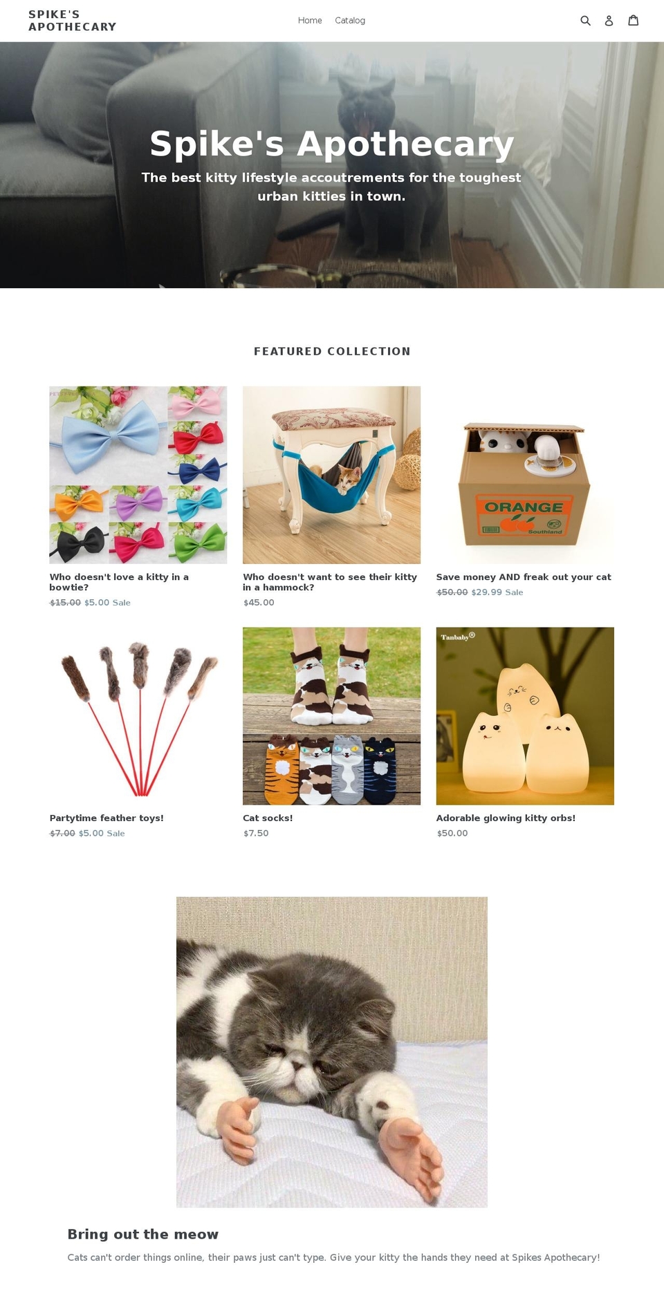 spikesapothecary.com — Shopify storefront screenshot