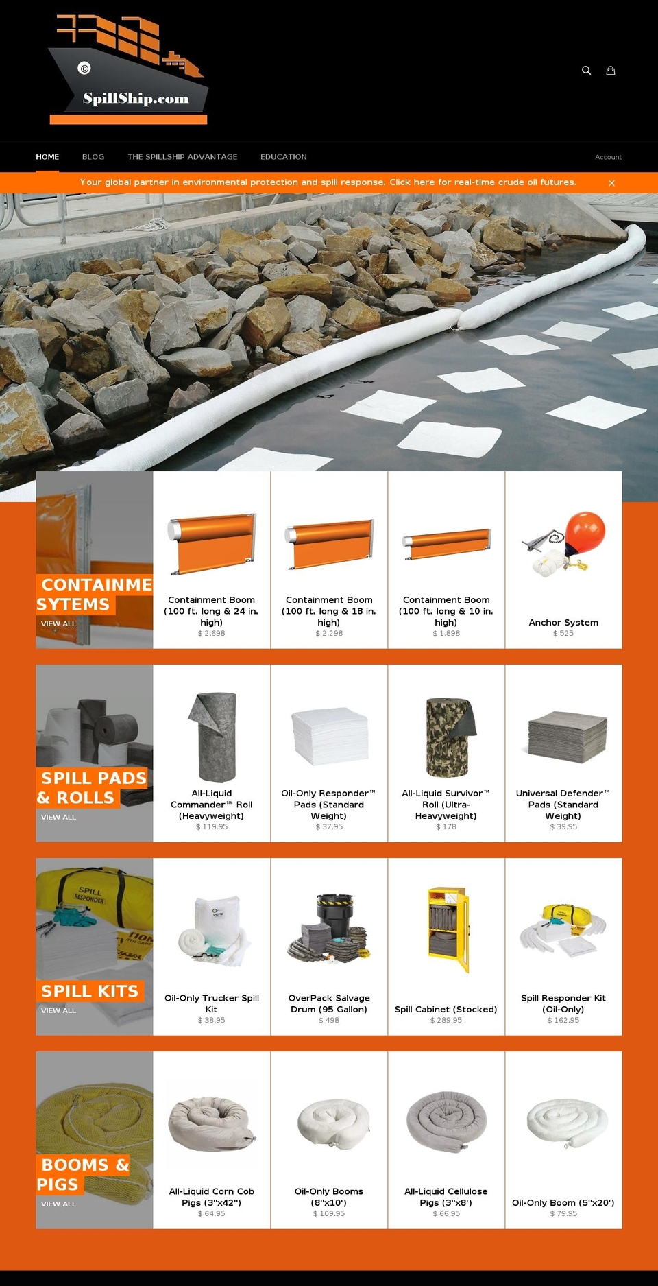 spillmill.com — Shopify storefront screenshot