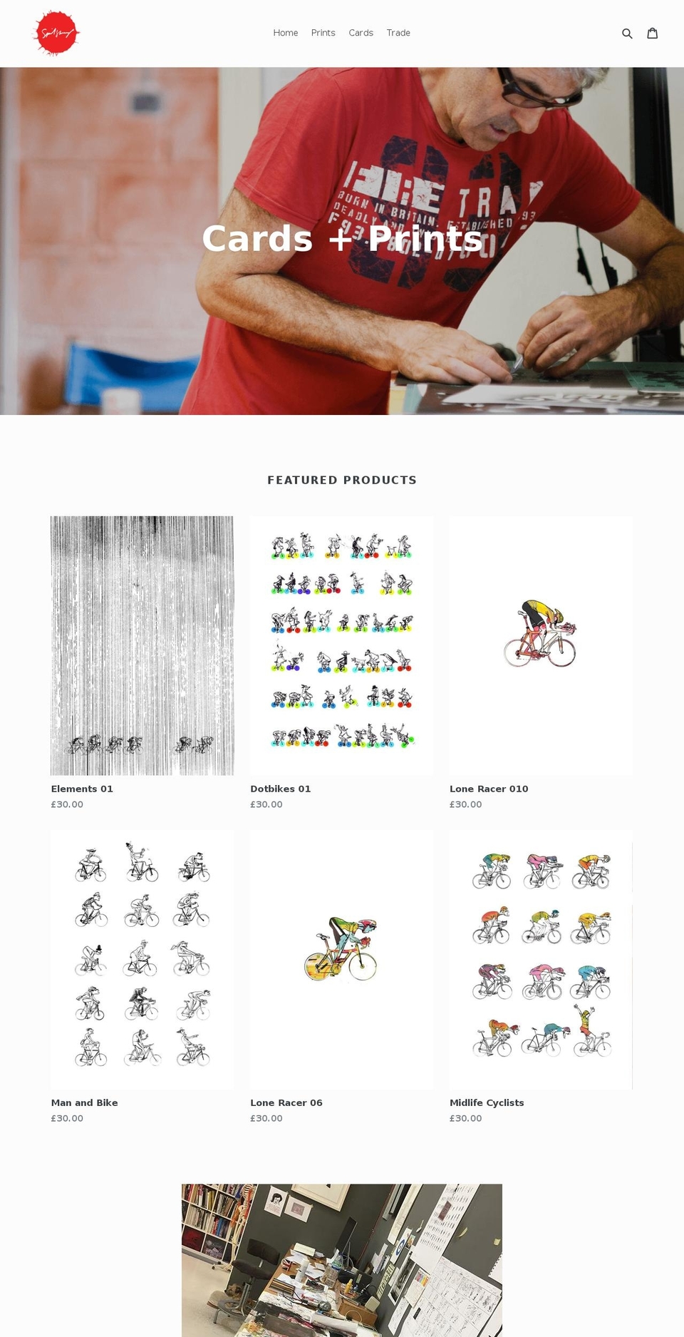 spilsburystore.com — Shopify storefront screenshot