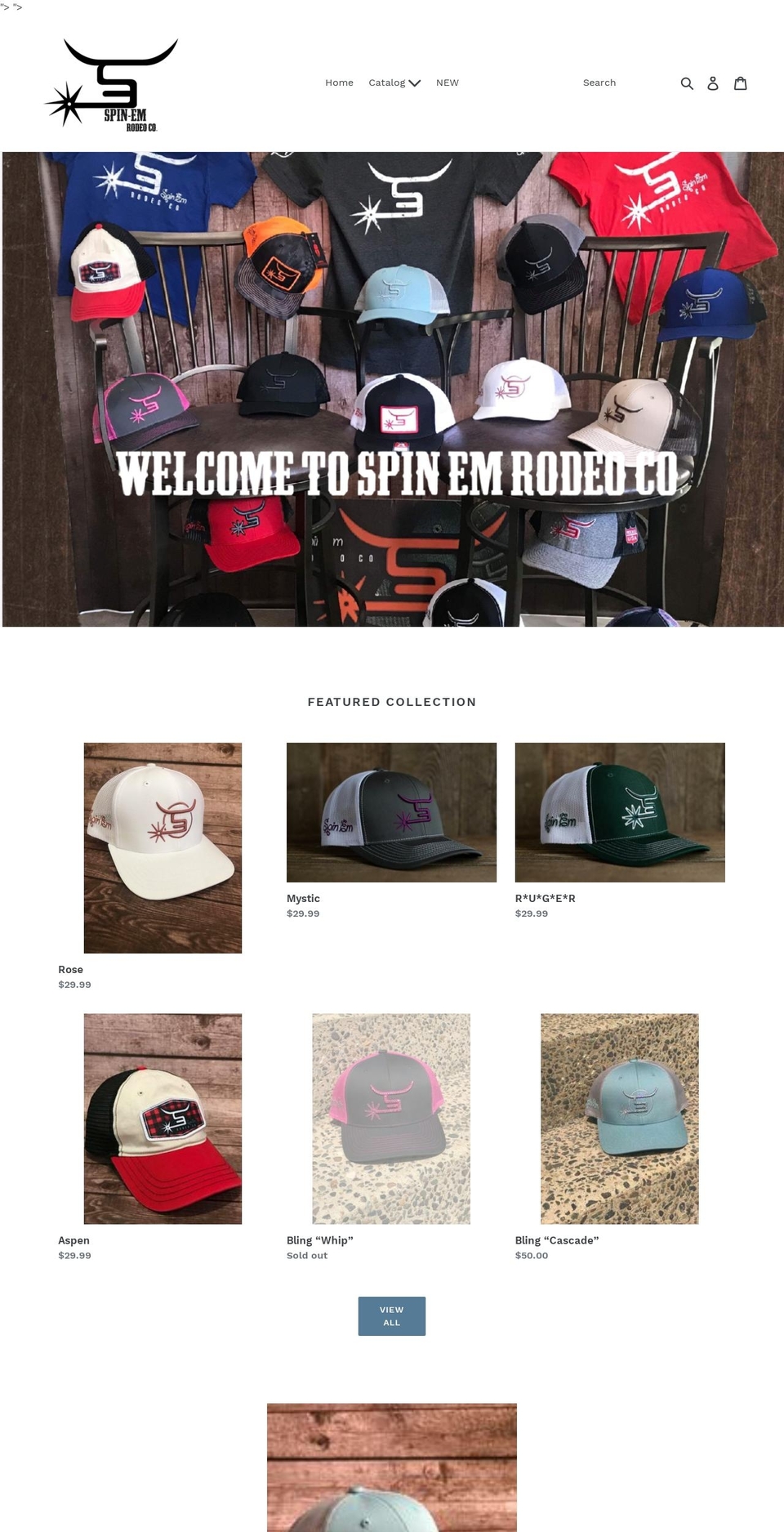 spin-em.com shopify website screenshot