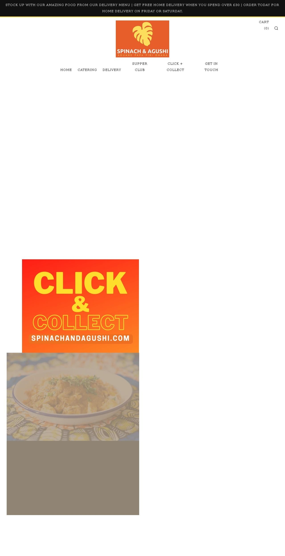 spinachandagushi.com shopify website screenshot