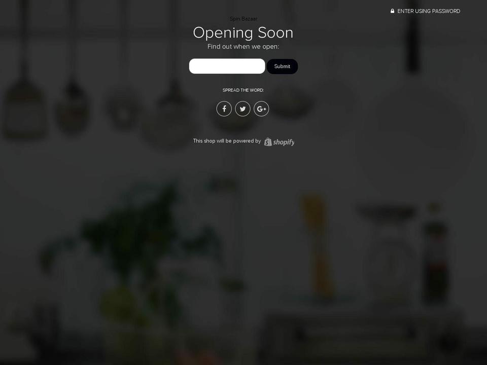 spinbazaar.com — Shopify storefront screenshot