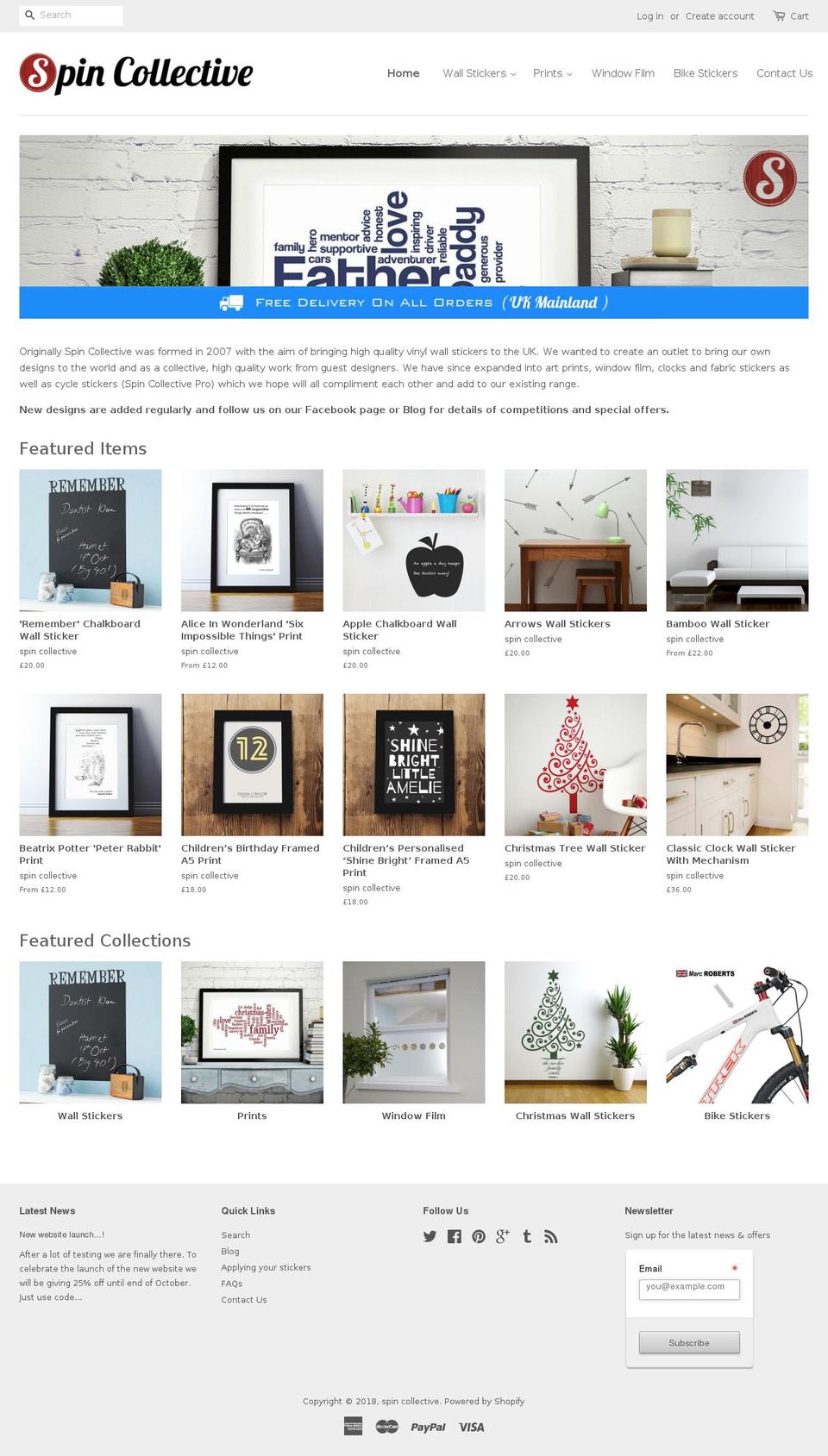 spincollectivepro.com — Shopify storefront screenshot