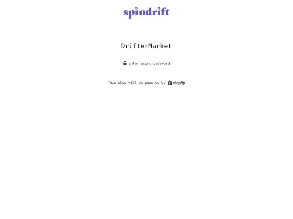 spindriftinternal.myshopify.com shopify website screenshot