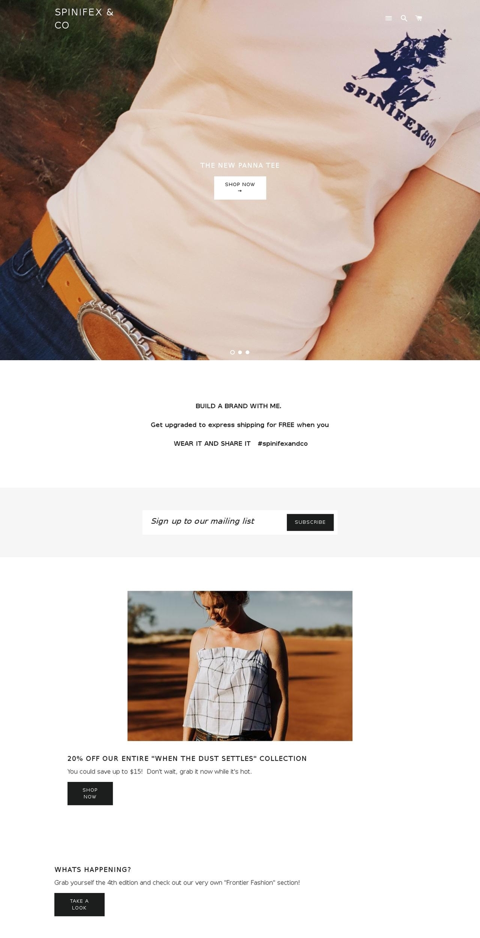 Fiverrcomnoorahmed Shopify theme site example spinifexandco.com