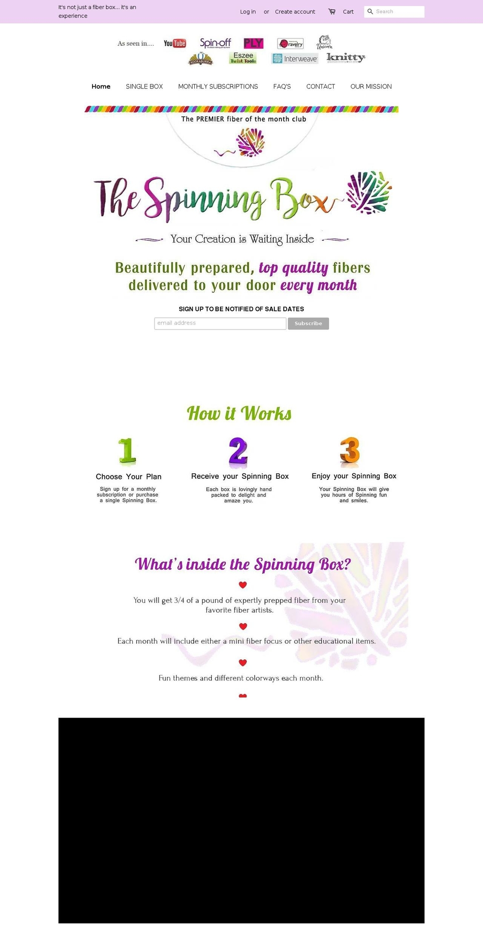 spinningbox.com shopify website screenshot