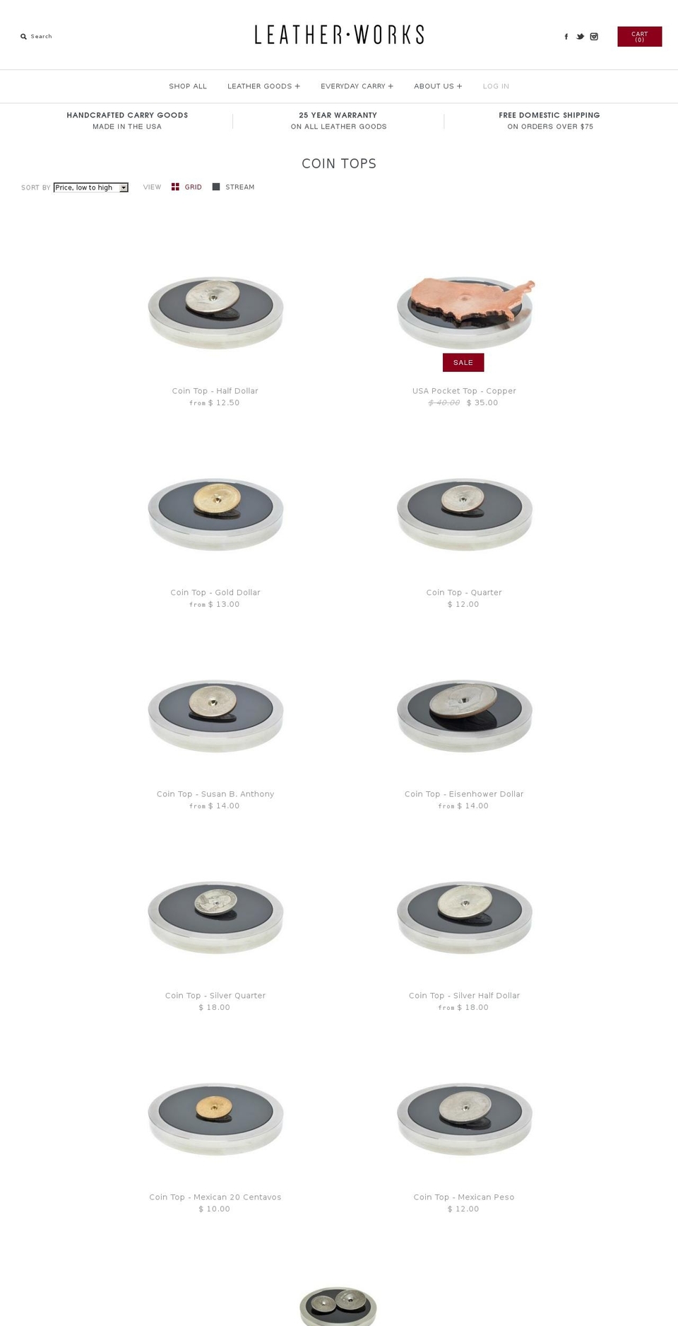 spinningcoins.com shopify website screenshot