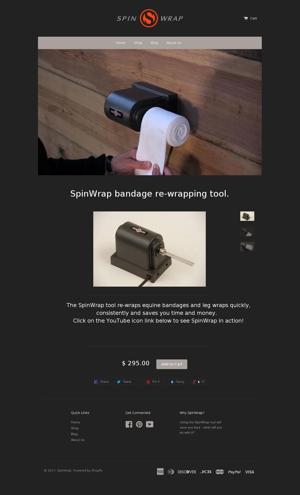 spinrap.com shopify website screenshot