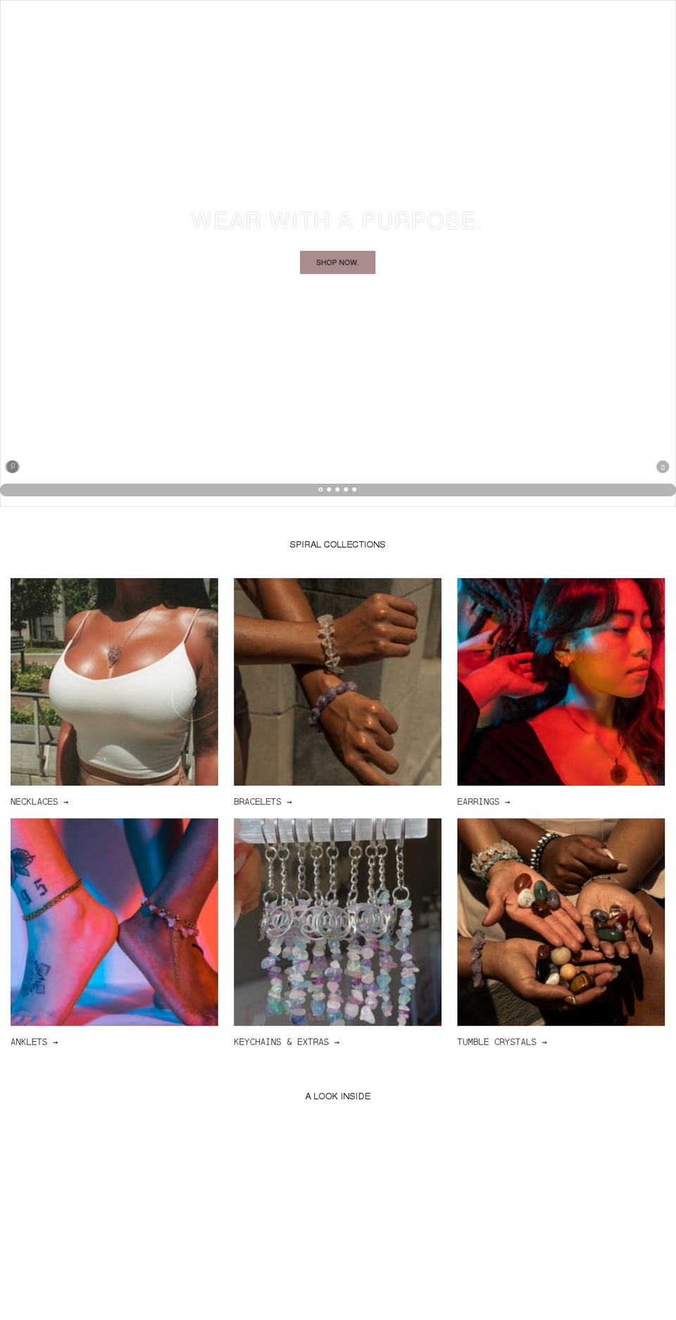 spiraltemple.com shopify website screenshot