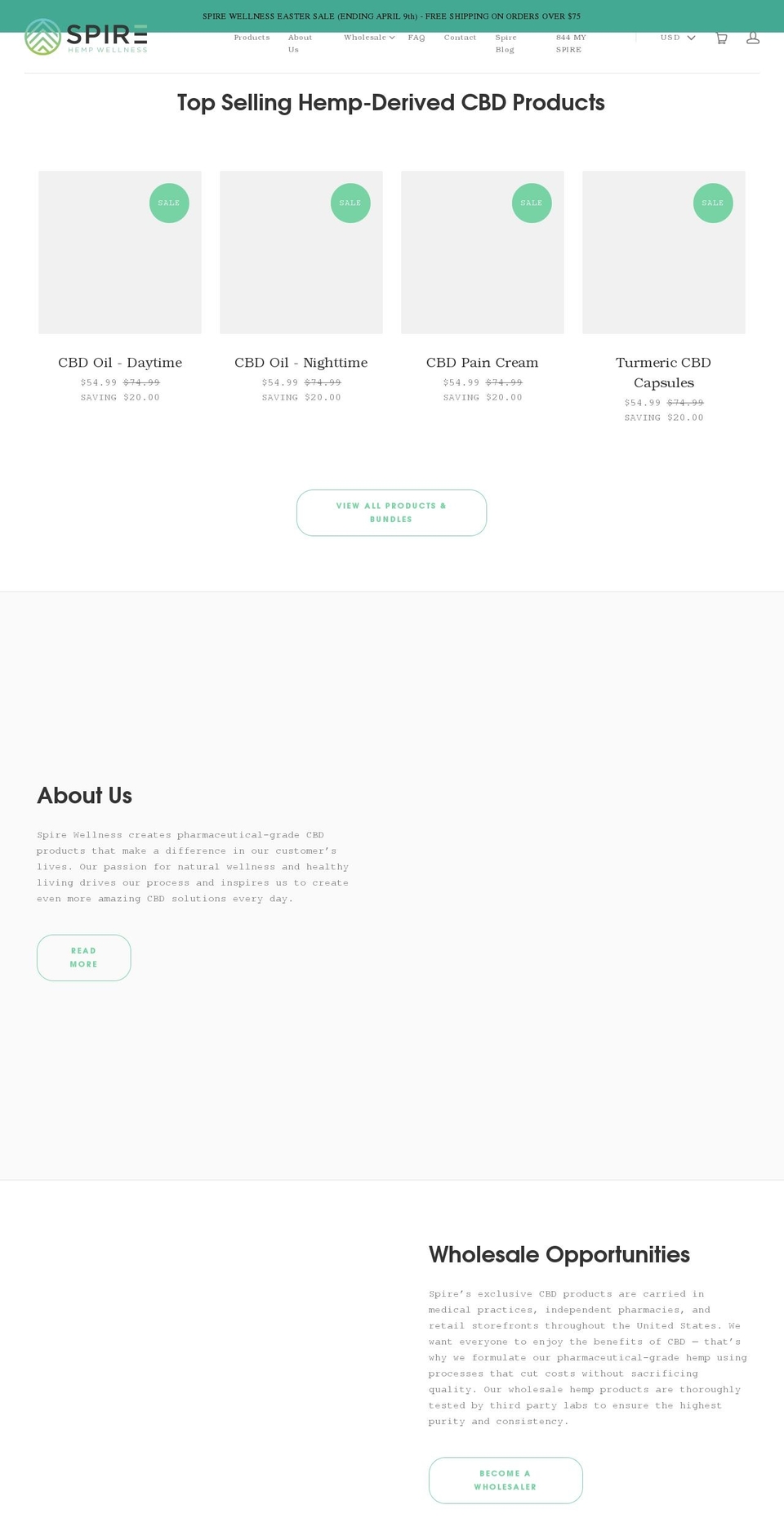 spirewellness.com shopify website screenshot