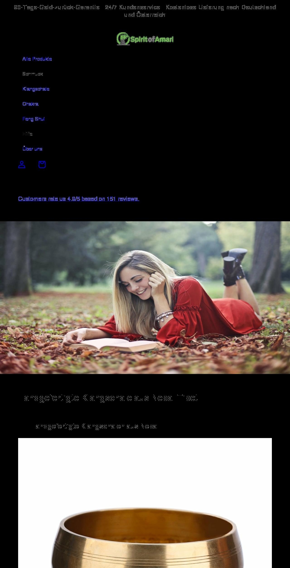 spirit-of-amari.com — Shopify storefront screenshot