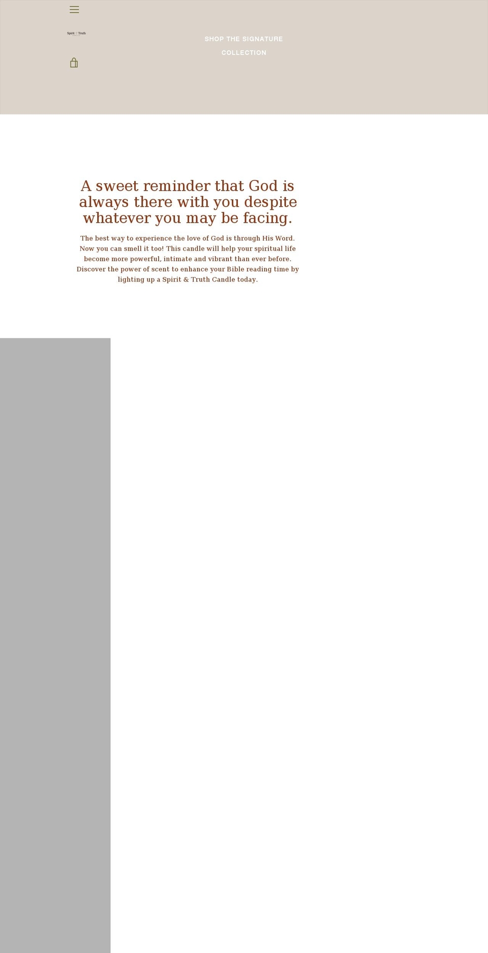 spiritandtruthco.com shopify website screenshot