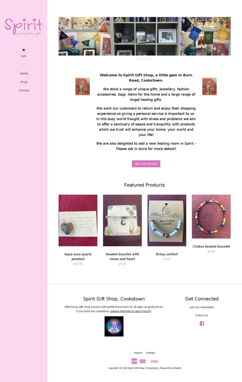 spiritcookstown.com — Shopify storefront screenshot