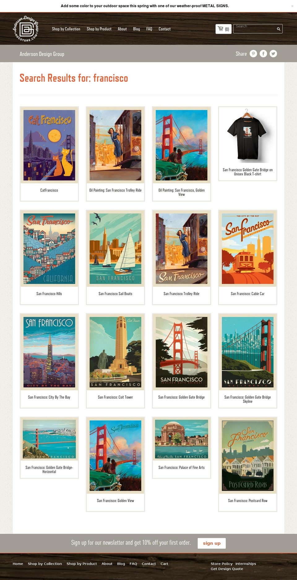 spiritofsanfrancisco.com shopify website screenshot