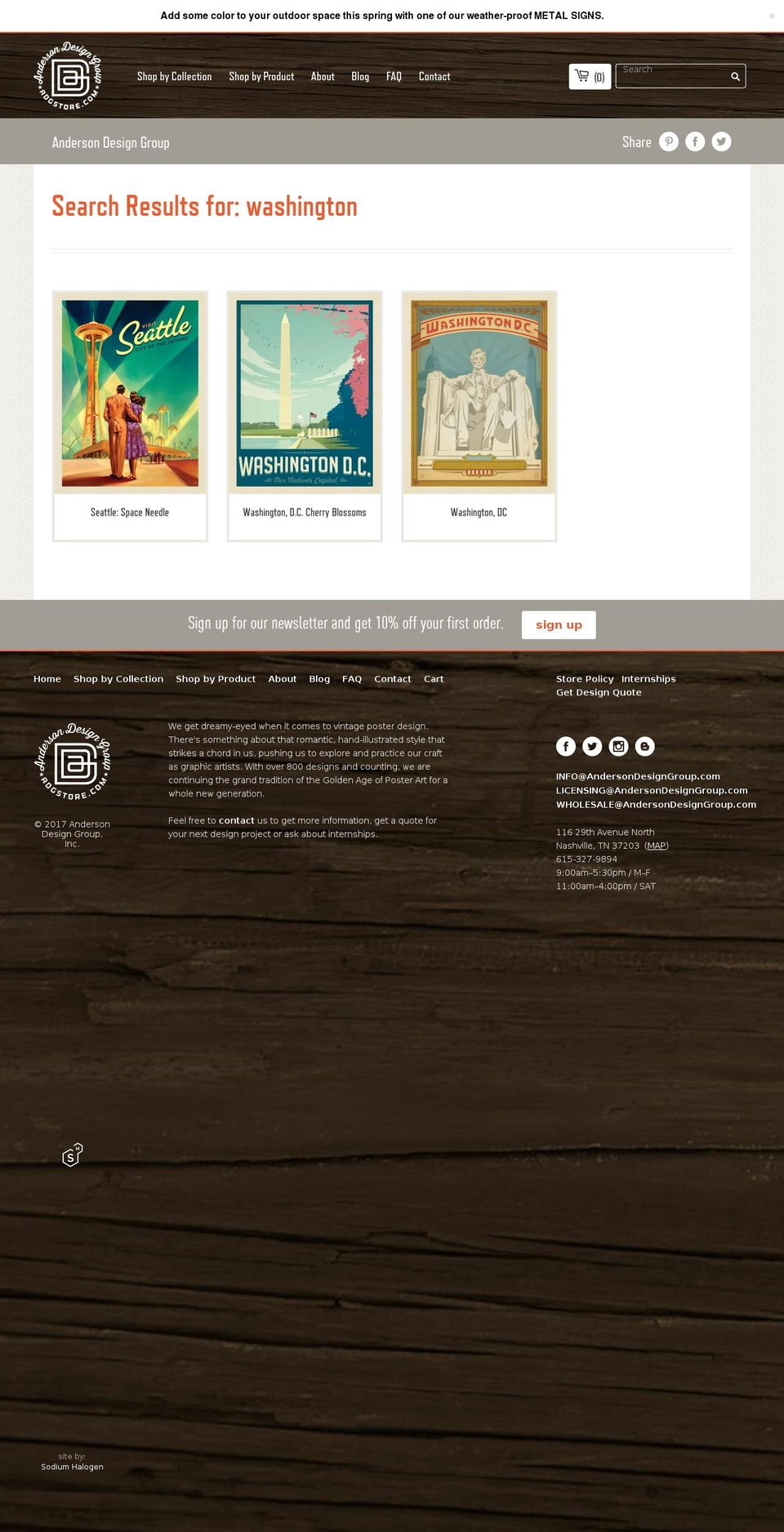 spiritofwashingtondc.com shopify website screenshot