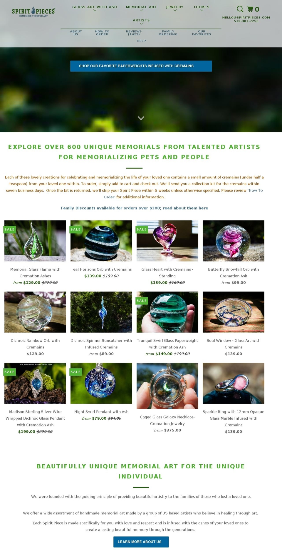 spiritpeace.com — Shopify storefront screenshot