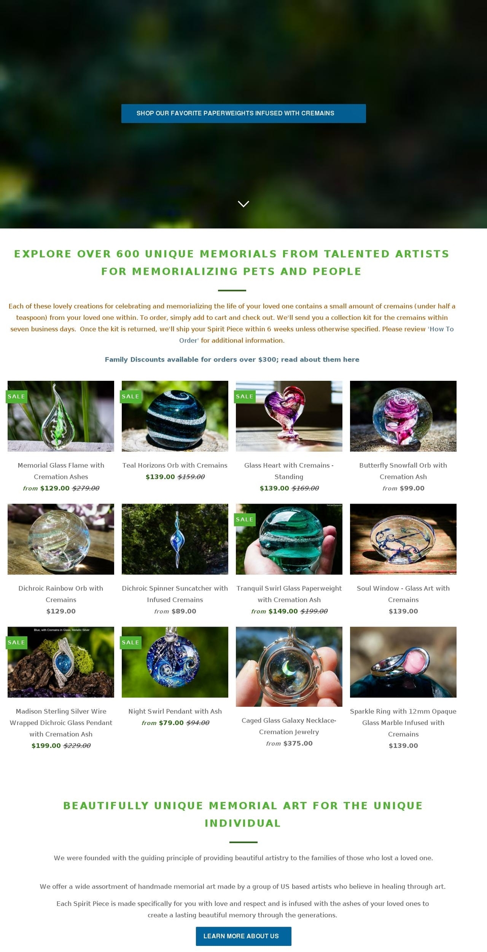 spiritpieces.com shopify website screenshot