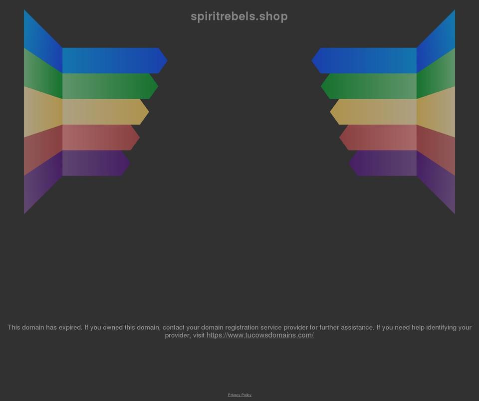 spiritrebels.shop shopify website screenshot