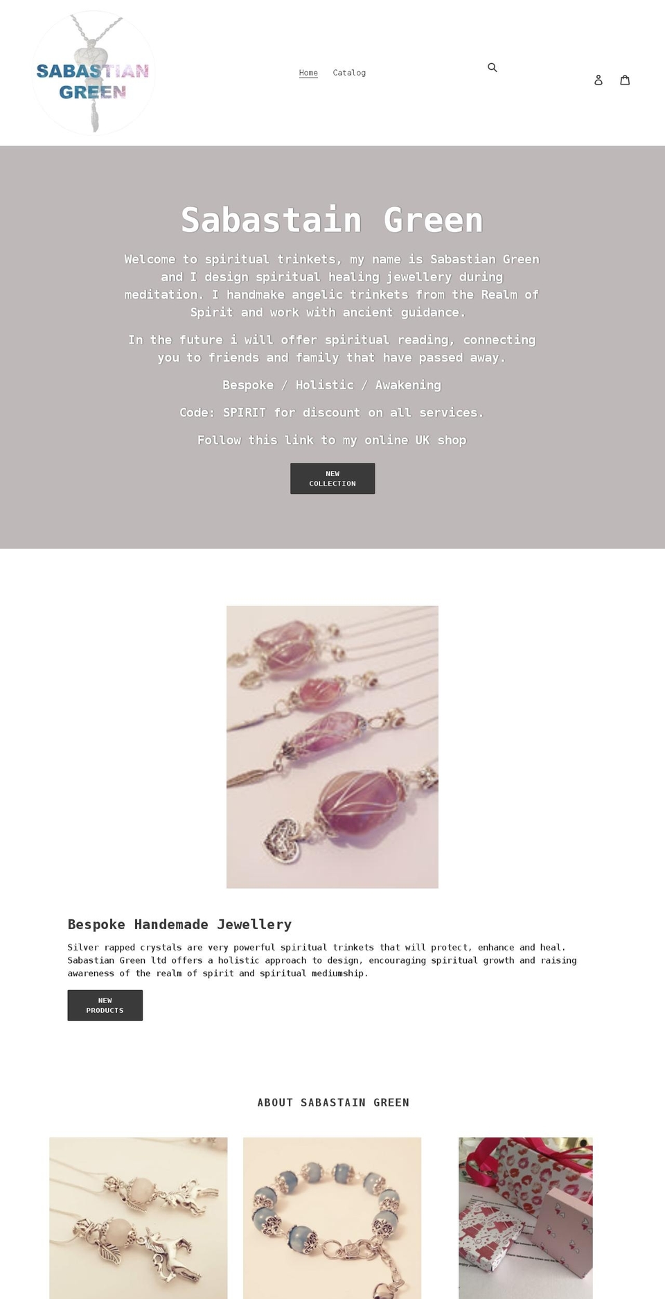 spiritual-trinkets-uk.myshopify.com shopify website screenshot