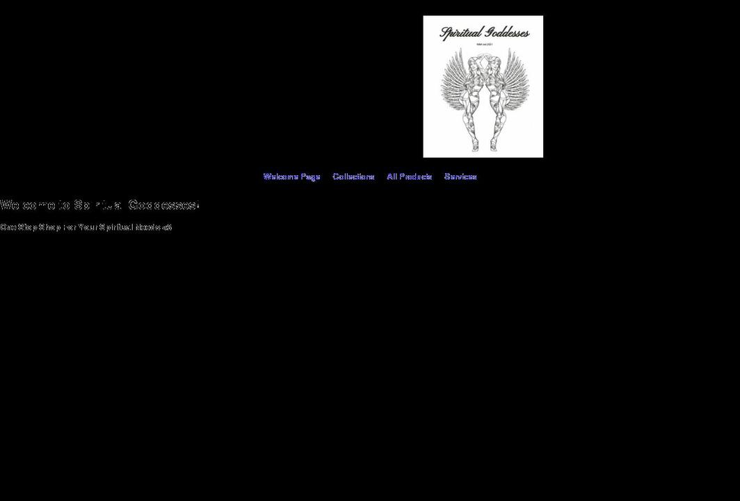 spiritualgoddesses1111.com shopify website screenshot