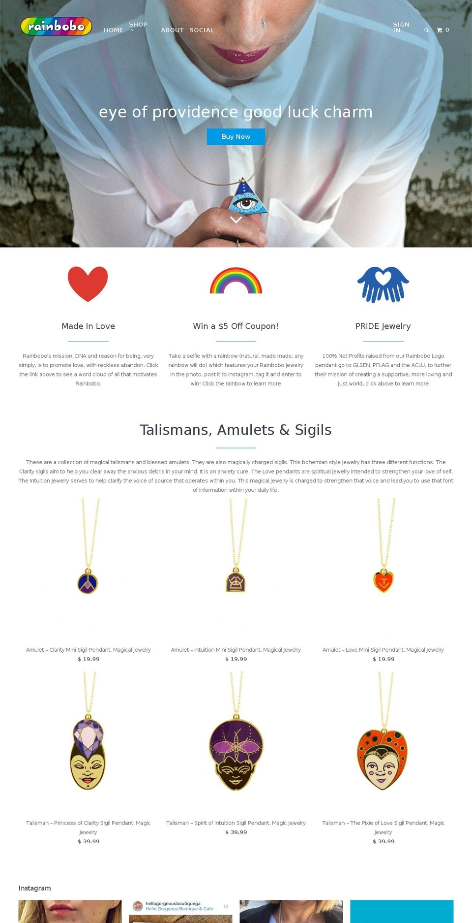 spiritualjewelry.us shopify website screenshot