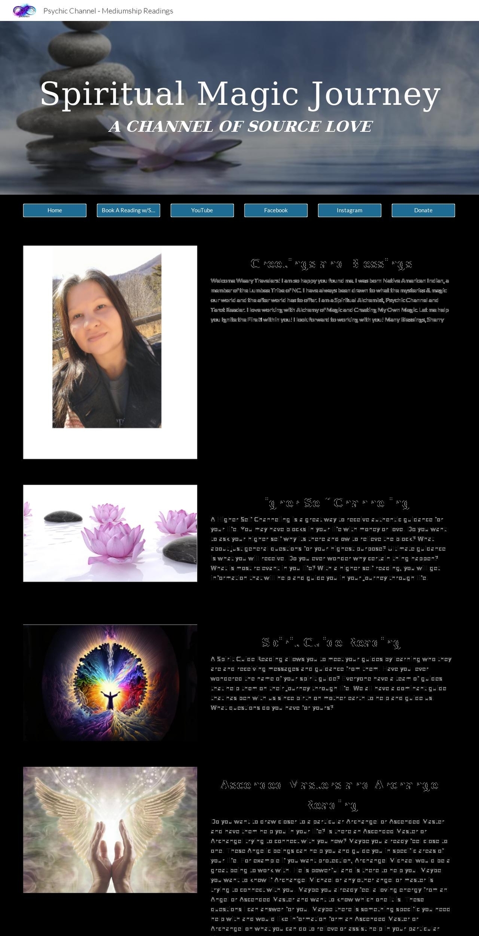 spiritualmagicjourney.com — Shopify storefront screenshot