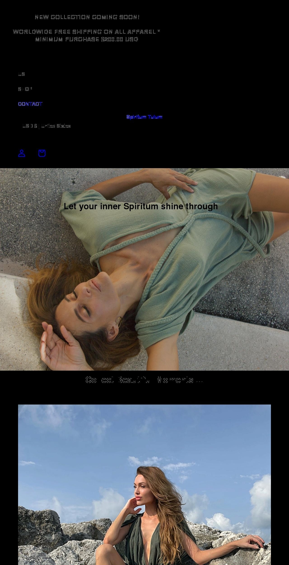 spiritumtulum.com shopify website screenshot